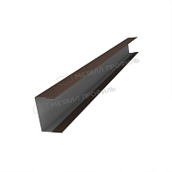 Планка стойки забора 40мм 30х40 х 3000 (VALORI-20-DarkBrown-0.5)