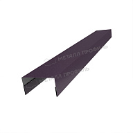 Планка крышки забора 60мм 35х65 х 3000 (VALORI-20-Violet-0.5)