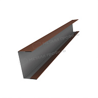 Планка стойки забора 60мм 35х60 х 2000 (VALORI-20-Brown-0.5)