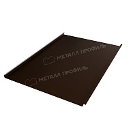 Фальц двойной стоячий Металл Профиль (VALORI-20-DarkBrown-0.5)
